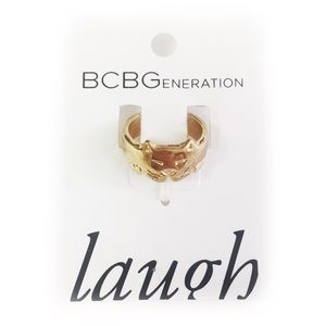 BCBGENERATION CAT RING KITTY GOLD TONED SIZE 5